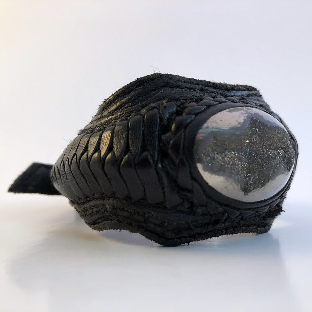 KMRii Leather Druzy Cuff